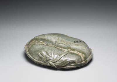 图片[3]-Jade water pot carved with a crab on a lotus leaf, Qing dynasty (1644-1911)-China Archive